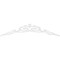 Ekena Millwork Pitch Baile Architectural Grade PVC Gable Pediment, 72"W x 15"H x 1"P (5/12) GPP072X015X100BAI - alternate 4